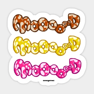 Mooody Sticker